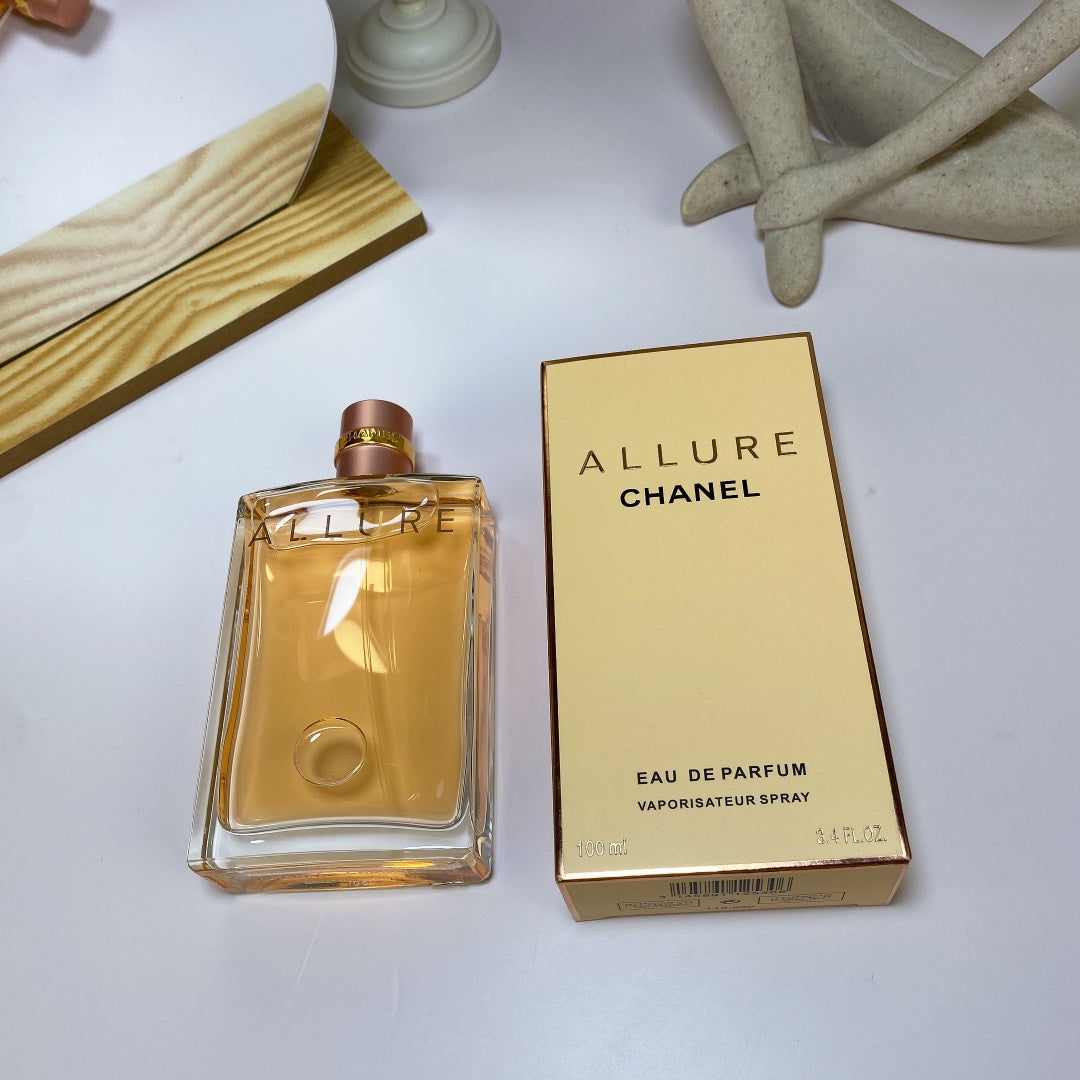 ALLURE by Chanel Eau De Toilette Spray 3.4 oz And a Mystery Name brand  sample vile